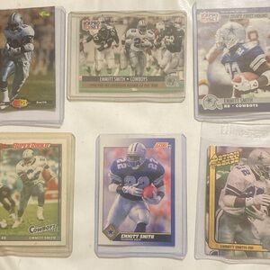 Emmitt Smith Football Trading Cards Collection
